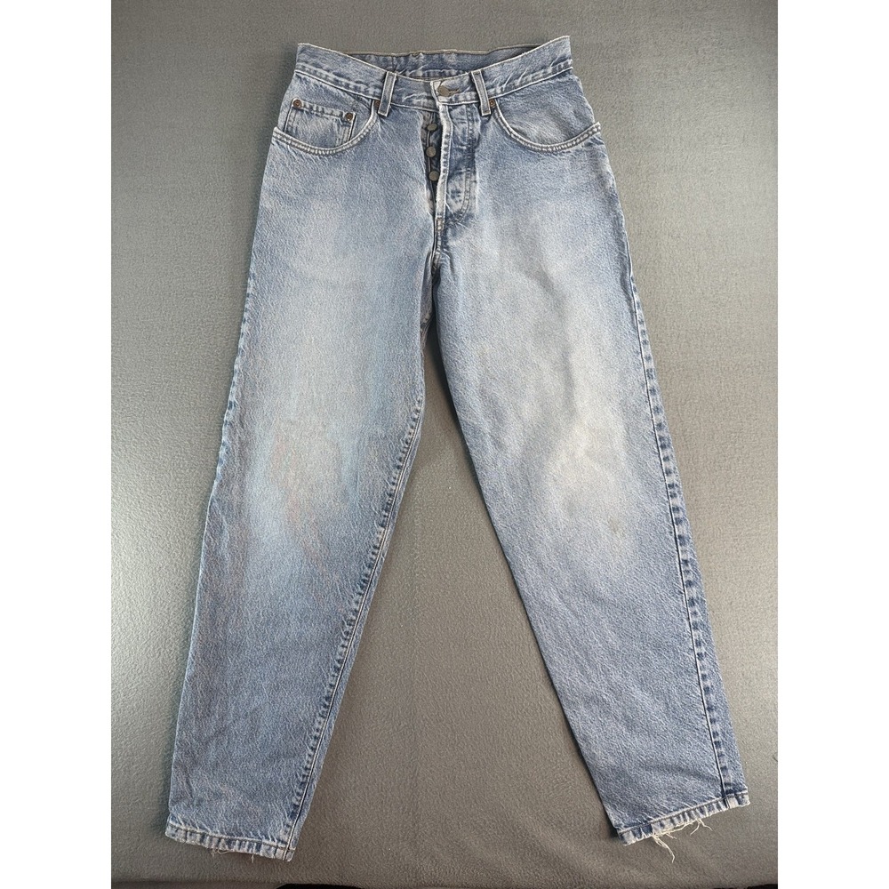 Vintage Lucky Brand Dungarees Jeans Mens 30x30 Light Wash Relaxed Button Fly USA